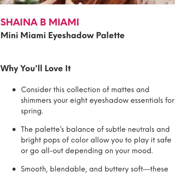 SHAINA B MIAMI Mini Miami Spring Eyeshadow Palette - Picture 6 of 16